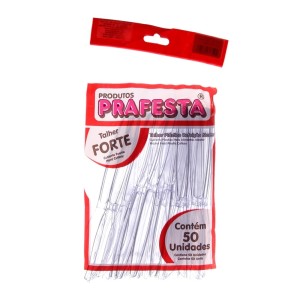 FACA DE PLÁSTICO DESCARTÁVEL COM 50 UNIDADES