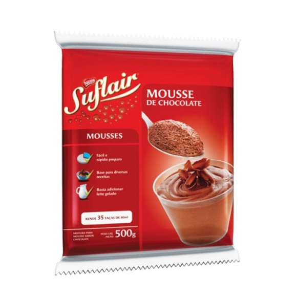 MOUSSE DE CHOCOLATE SUFLAIR 500G