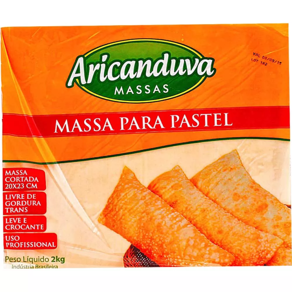 MASSA PARA PASTEL 2KG