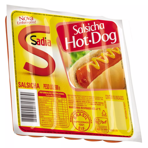 SALSICHA HOT DOG SADIA