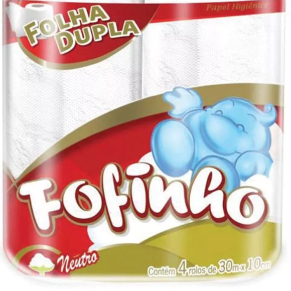 PAPEL HIGIÊNICO FOLHA DUPLA FOFINHO