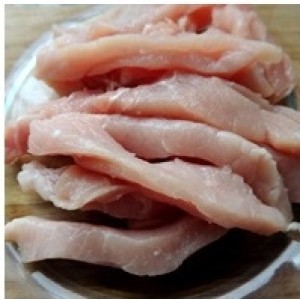 CARNE SUÍNA LOMBO EM TIRAS 1KG