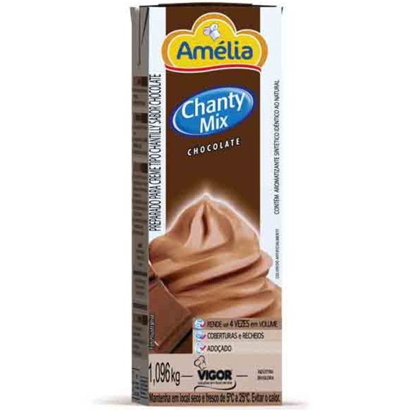 CHANTILLY MIX CHOCOLATE AMÉLIA 1 LITRO