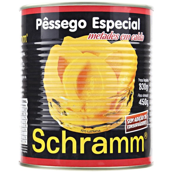 PÊSSEGO EM CALDA ESPECIAL SCHRAMM 450G